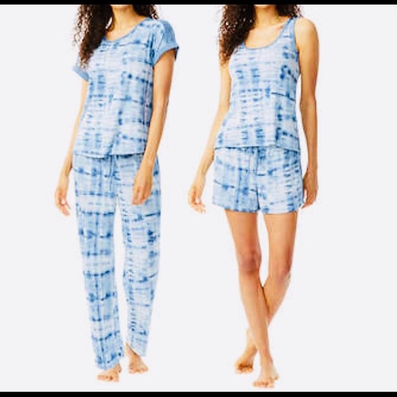 Lucky Brand Intimates Sleepwear Lucky Brand Tee Tank Short Pant Pajama Set M Poshmark